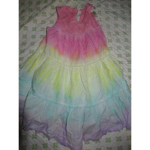 euc Pandemonium tie dye twirl sun dress girls 3T